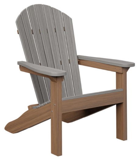 Berlin Gardens Comfo-Back Adirondack Chair (Natural Finish)